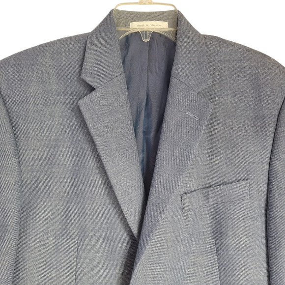 Lauren Ralph Lauren Men 42L Blue Notched Collar Two-Button Blazer Sportcoat - Picture 3 of 16